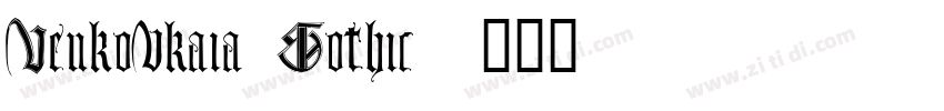 Uenkoukaia Gothic字体转换